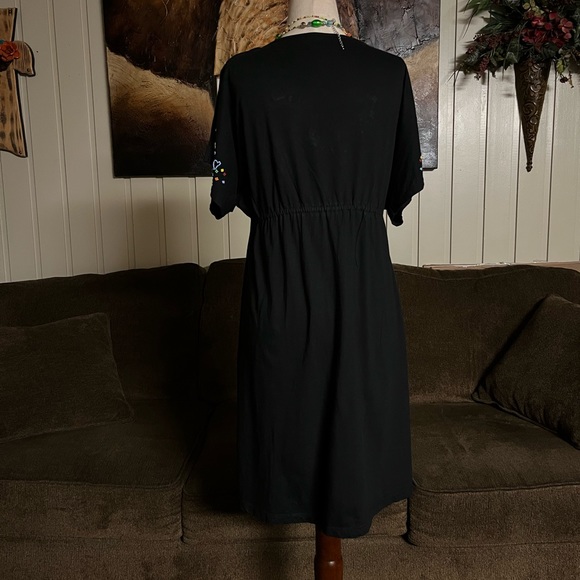 RXB~ Boho Multi-Color Beaded Size Large Dress - Picture 13 of 16